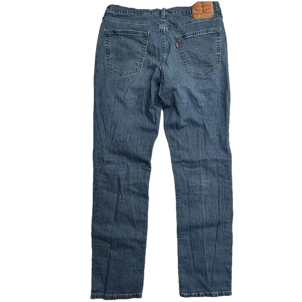 Levis 541 Athletic Taper Jeans‎ Mens 34x34 Medium Wash Denim Red Tab